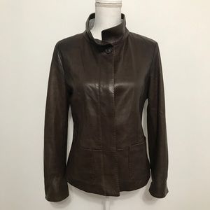 Bamford England Brown Leather Jacket